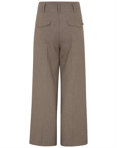 Soft Rebels - SRAubree Bukser - Silver Mink Melange